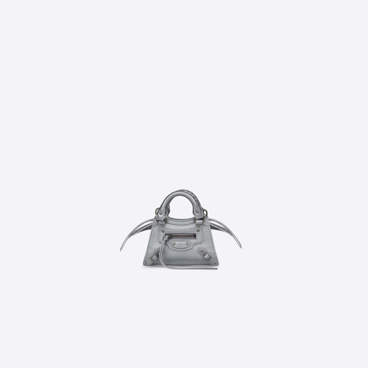 WOMEN'S NEO CLASSIC SUPER NANO HANDBAG IN SILVER