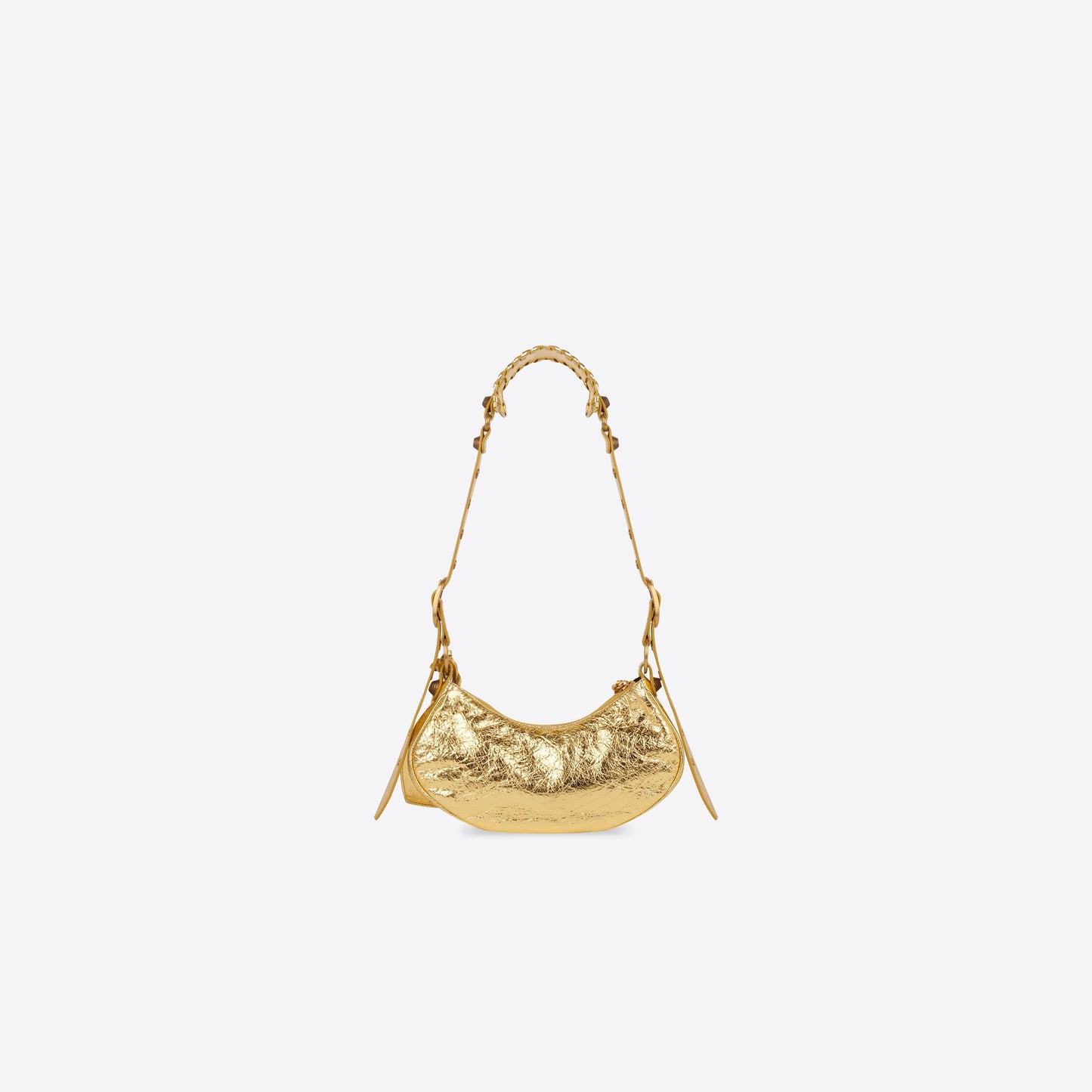 WOMEN'S LE CAGOLE XS SHOULDER BAG IN GOLD