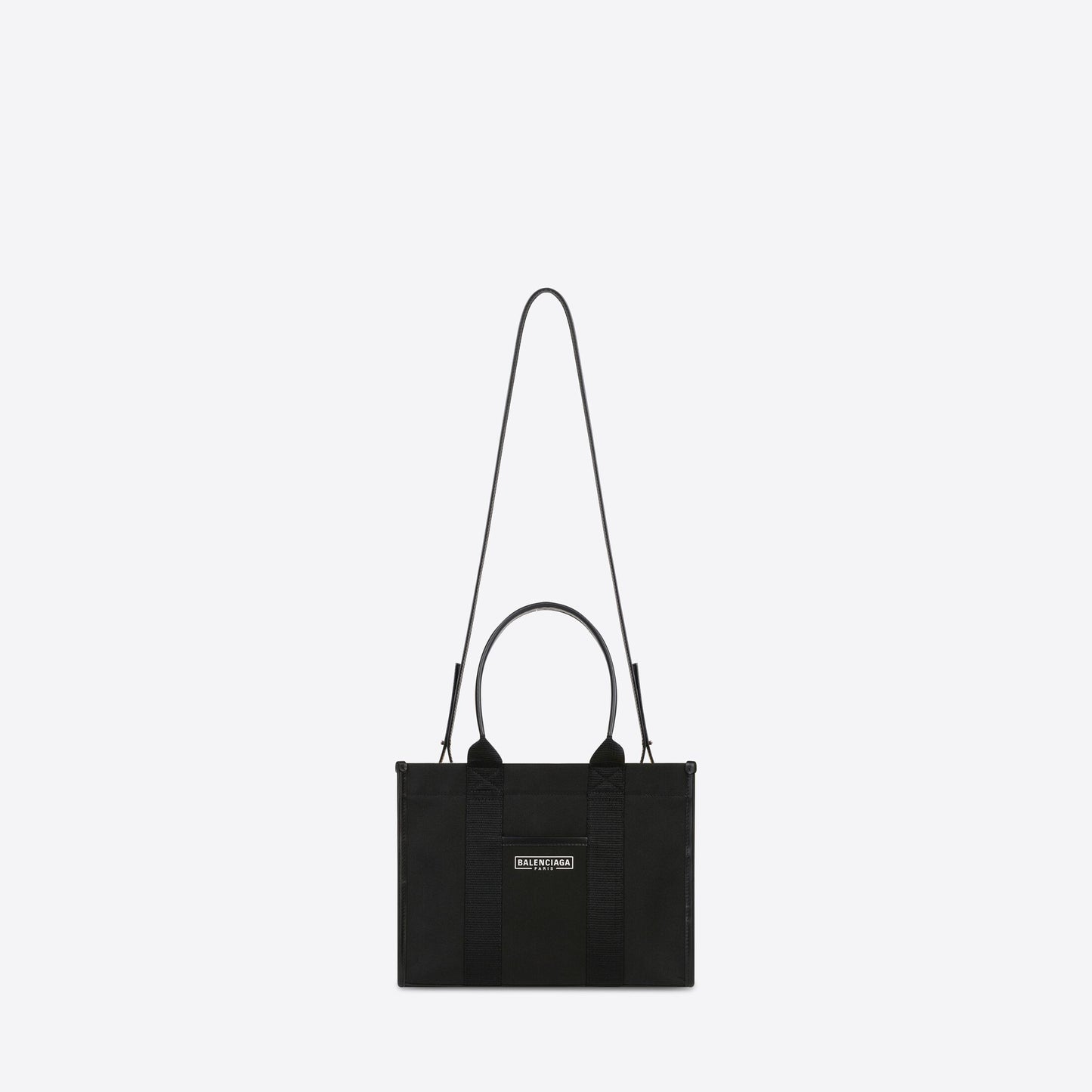 WOMEN'S HARDWARE SMALL TOTE BAG WITH STRAP IN BLACK