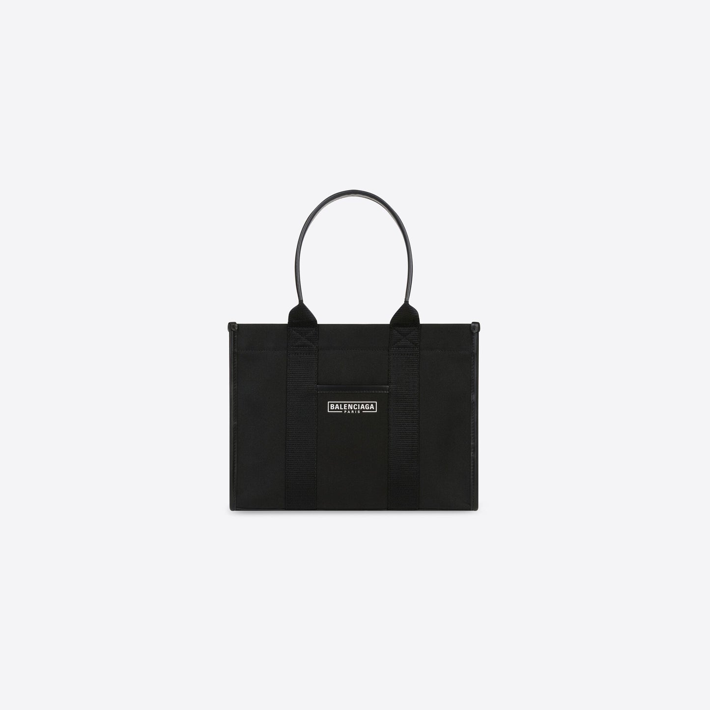 WOMEN'S HARDWARE SMALL TOTE BAG WITH STRAP IN BLACK