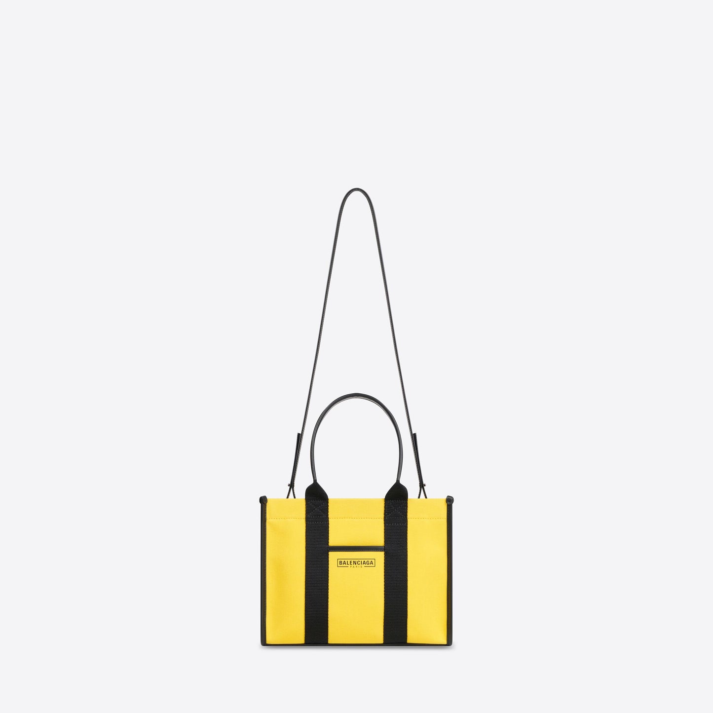 WOMEN'S HARDWARE SMALL TOTE BAG WITH STRAP IN YELLOW