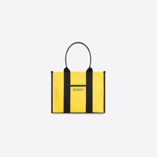 WOMEN'S HARDWARE SMALL TOTE BAG WITH STRAP IN YELLOW