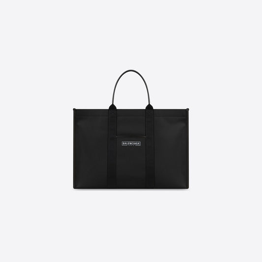 HARDWARE LARGE TOTE BAG IN BLACK