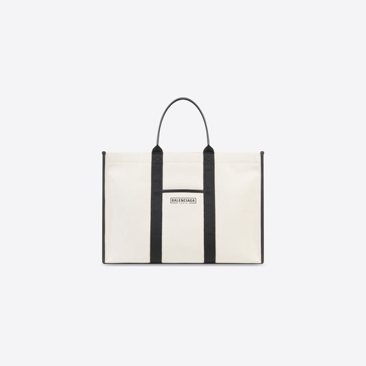 HARDWARE LARGE TOTE BAG IN BEIGE