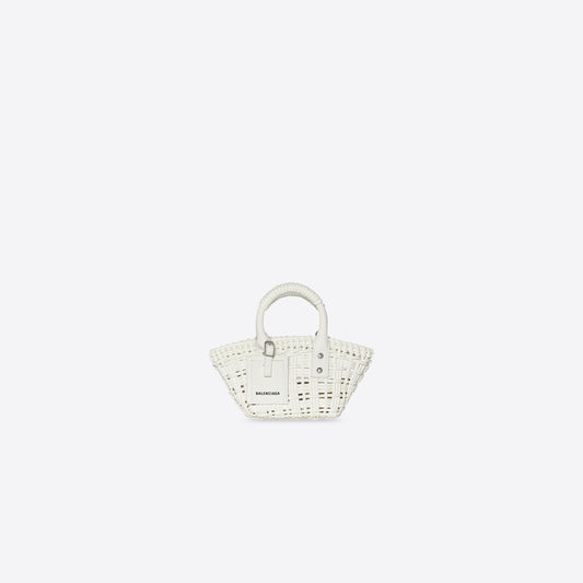 WOMEN'S BISTRO XXS BASKET WITH STRAP IN WHITE