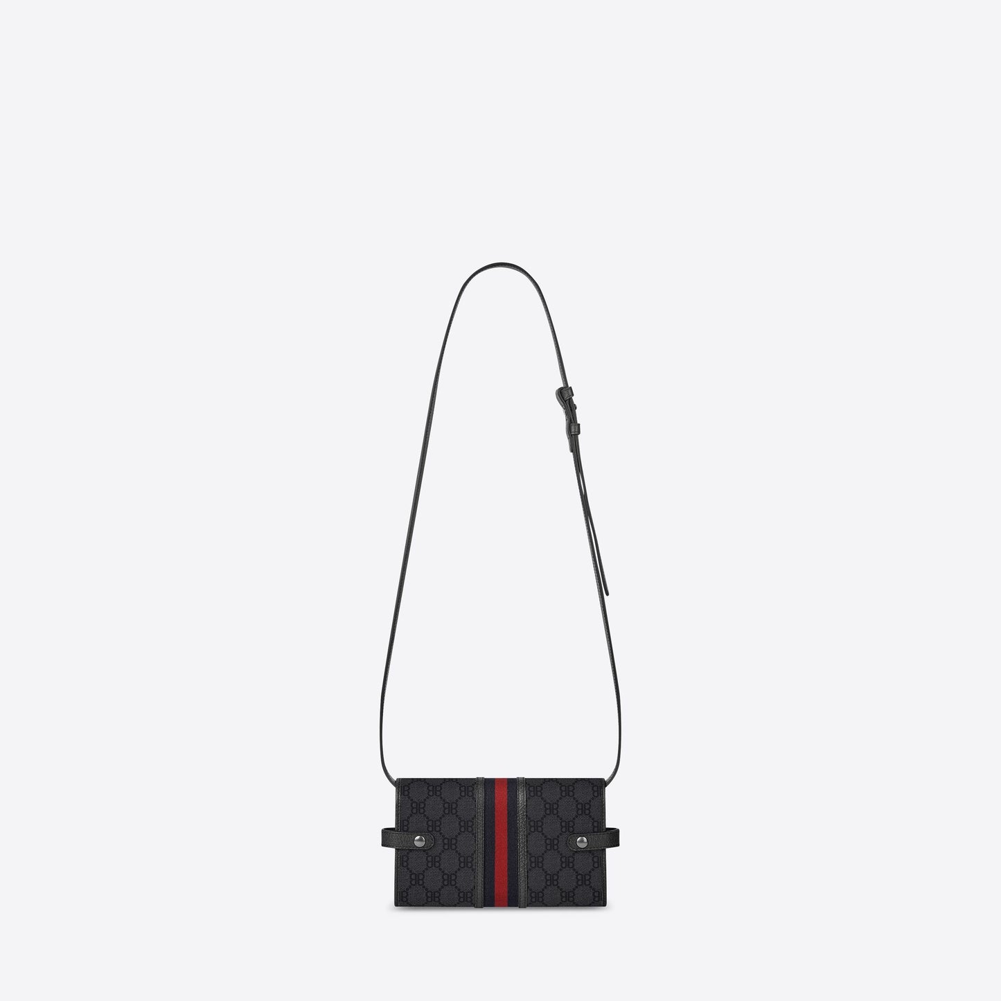 WOMEN'S HACKER MINI BAG IN JACQUARD CANVAS IN BLACK