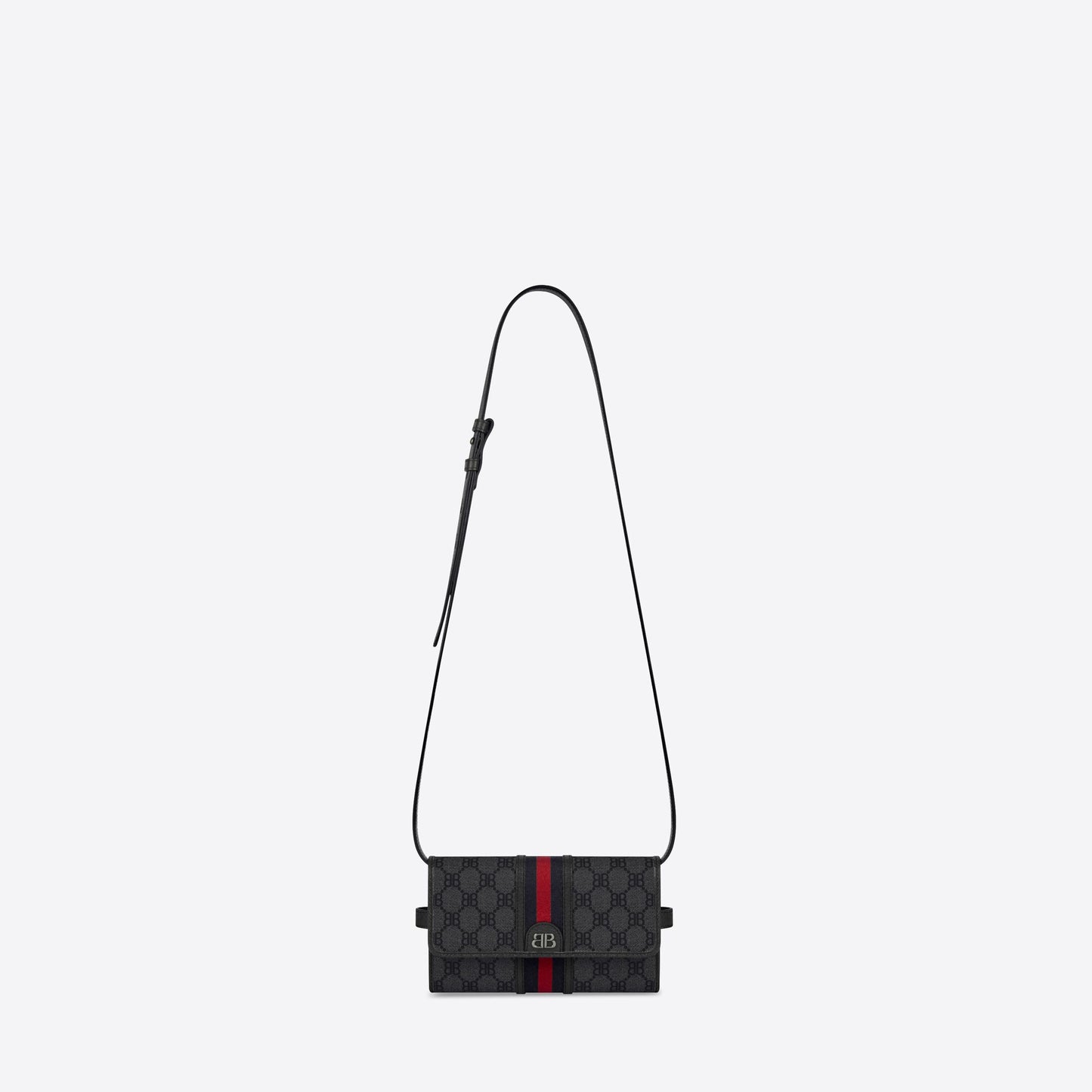 WOMEN'S HACKER MINI BAG IN JACQUARD CANVAS IN BLACK