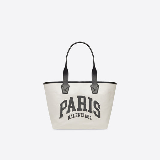 WOMEN'S CITIES PARIS JUMBO LARGE TOTE BAG IN BEIGE