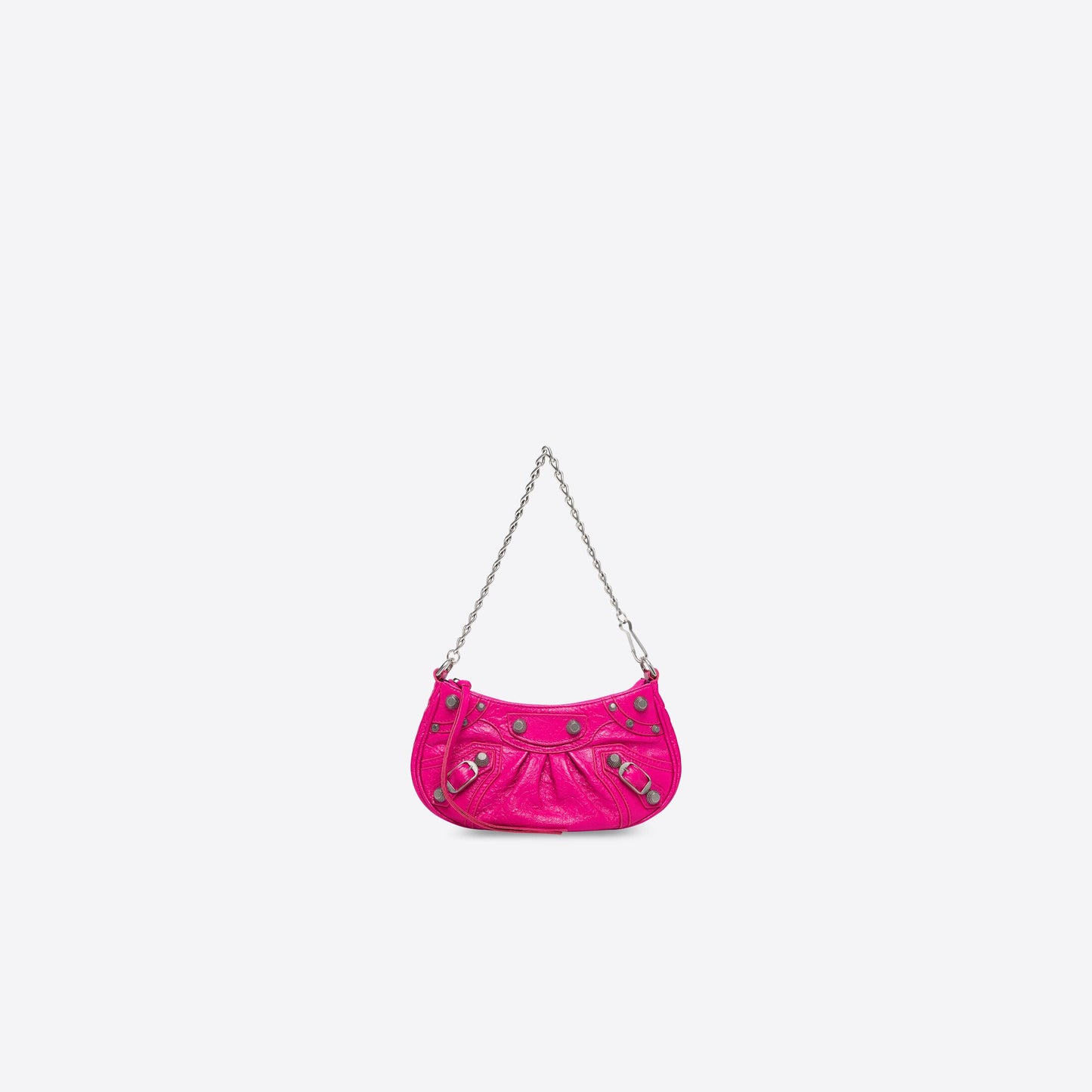 WOMEN'S LE CAGOLE MINI PURSE WITH CHAIN IN PINK