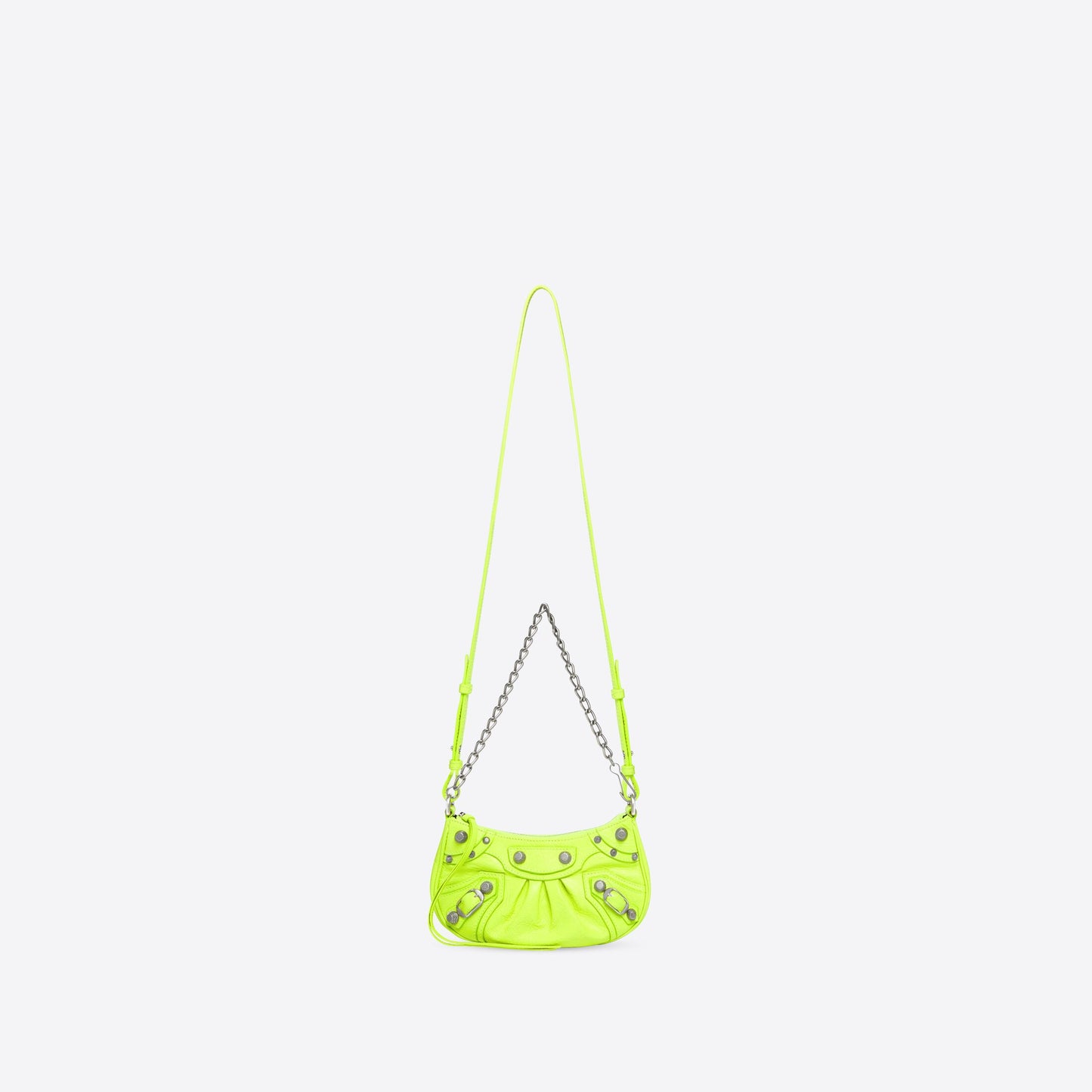 WOMEN'S LE CAGOLE MINI PURSE WITH CHAIN IN YELLOW