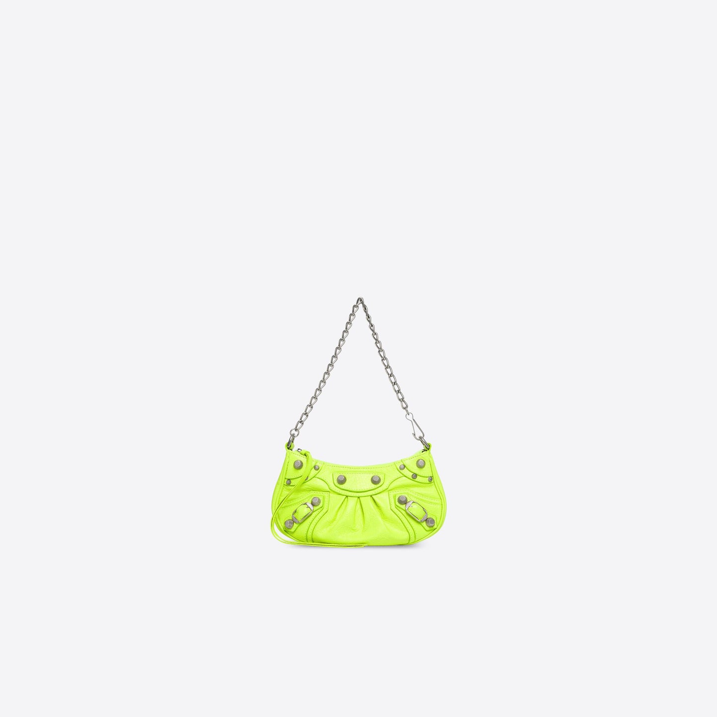 WOMEN'S LE CAGOLE MINI PURSE WITH CHAIN IN YELLOW