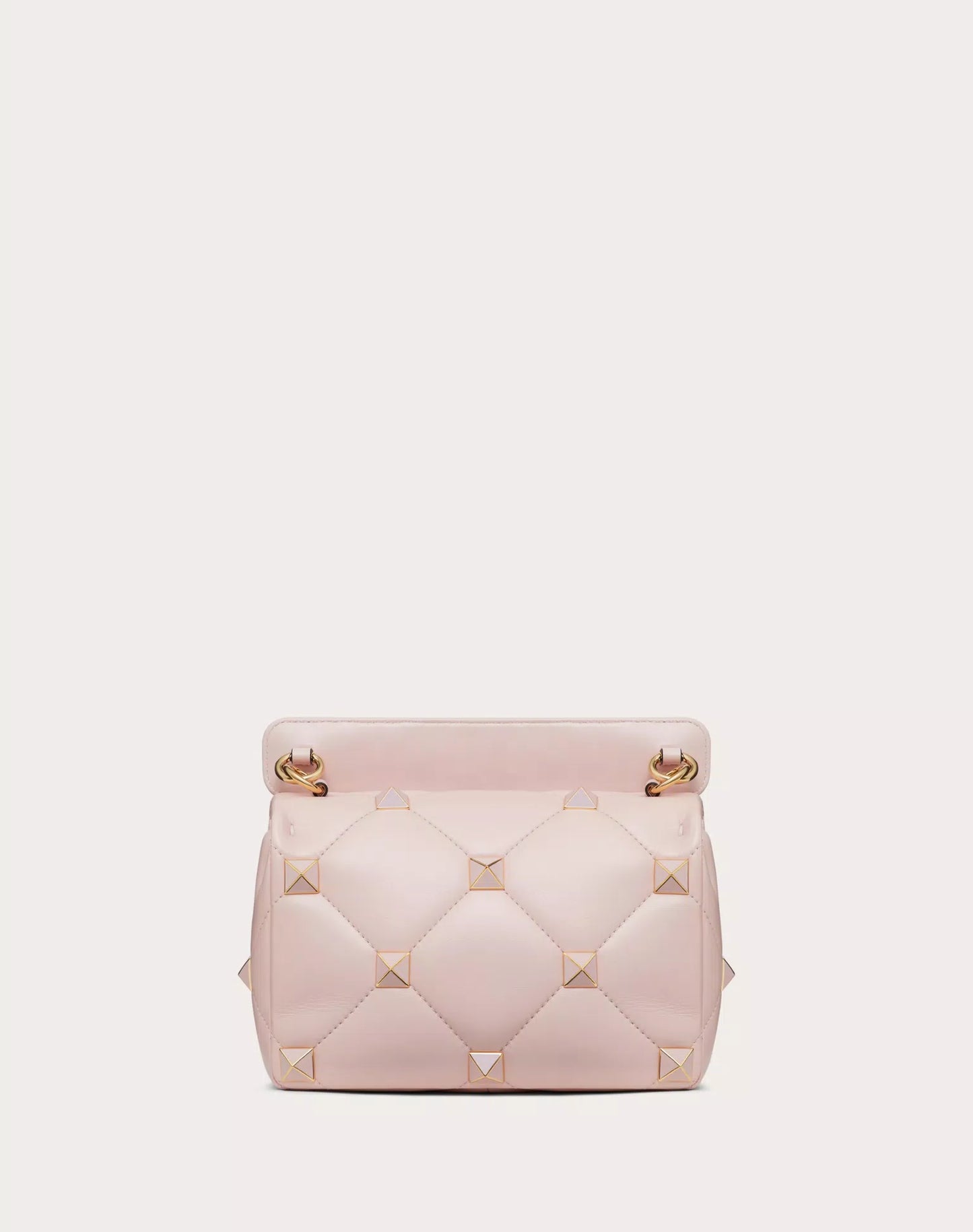 MEDIUM ROMAN STUD THE SHOULDER BAG IN NAPPA WITH CHAIN AND ENAMELED STUDS