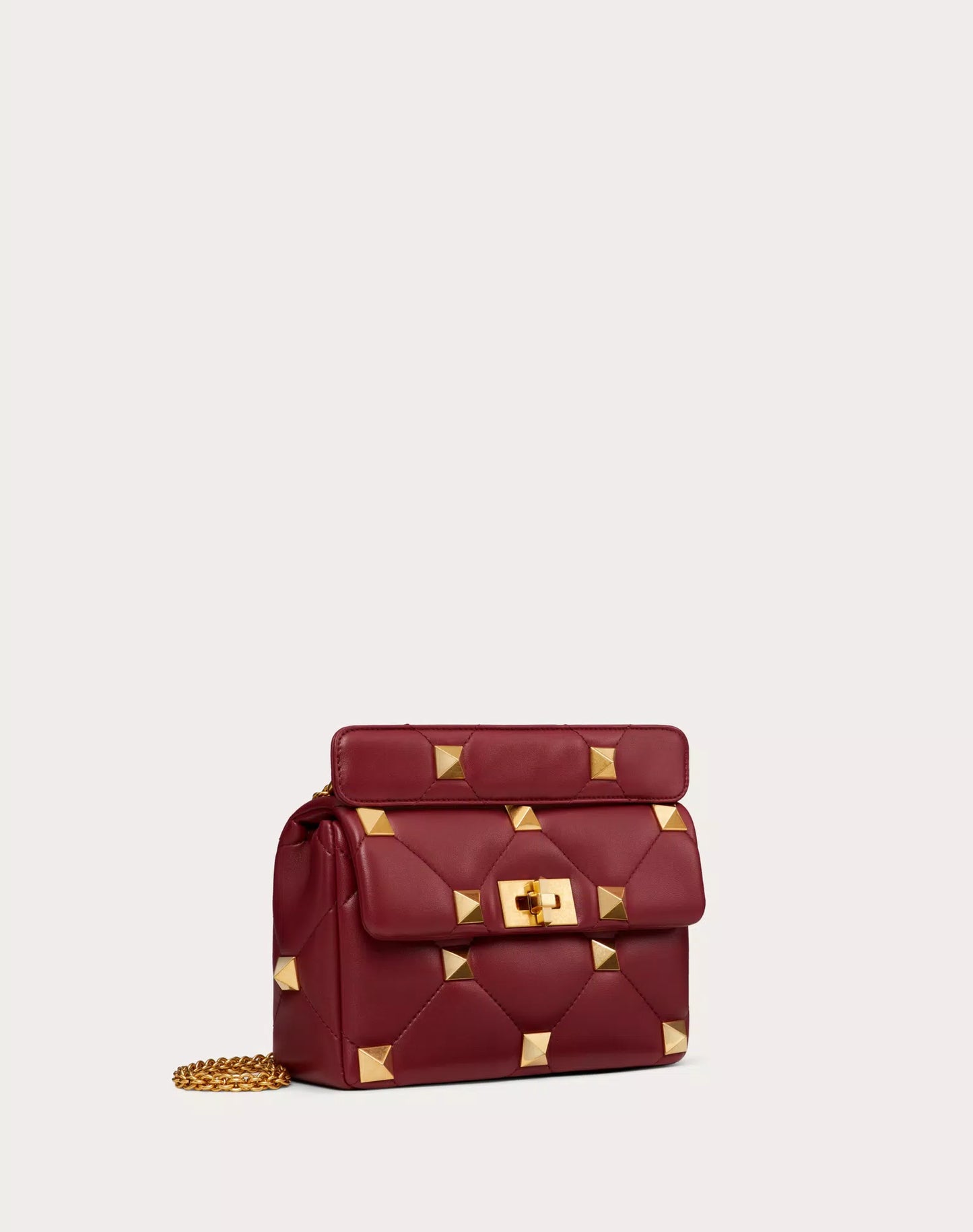 MEDIUM ROMAN STUD THE SHOULDER BAG IN NAPPA WITH CHAIN