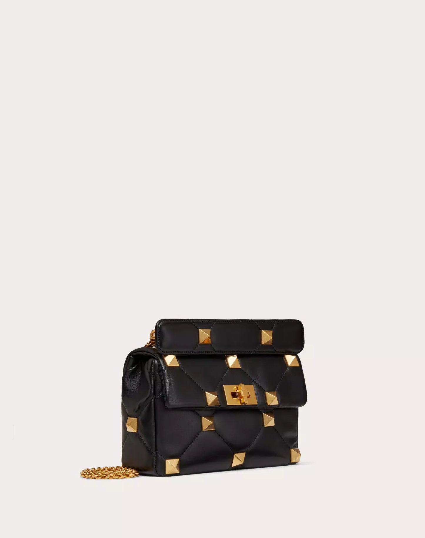 MEDIUM ROMAN STUD THE SHOULDER BAG IN NAPPA WITH CHAIN