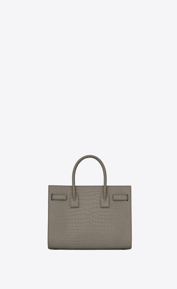 CLASSIC SAC DE JOUR BABY IN CROCODILE-EMBOSSED SHINY LEATHER