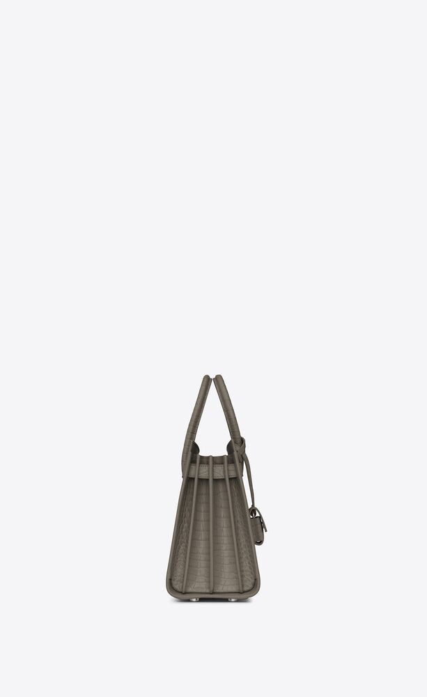 CLASSIC SAC DE JOUR BABY IN CROCODILE-EMBOSSED SHINY LEATHER