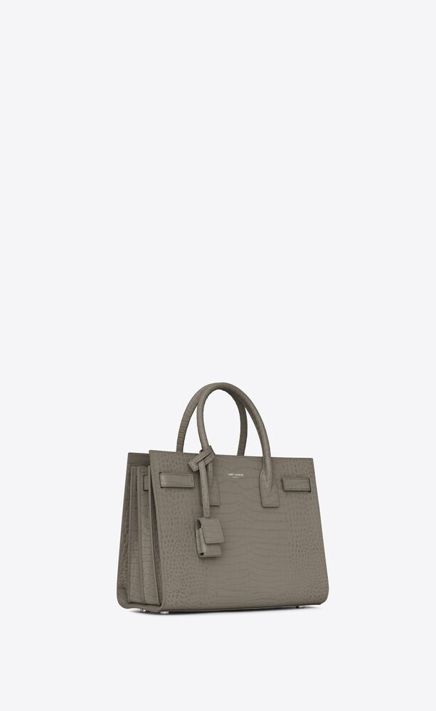 CLASSIC SAC DE JOUR BABY IN CROCODILE-EMBOSSED SHINY LEATHER