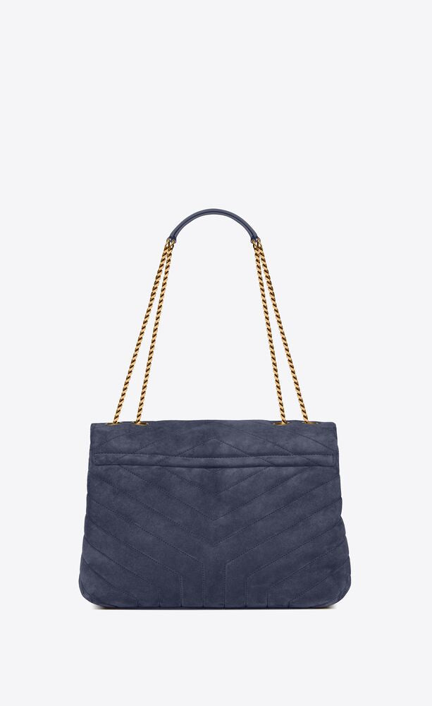 LOULOU MEDIUM BAG IN Y-QUILTED SUEDE