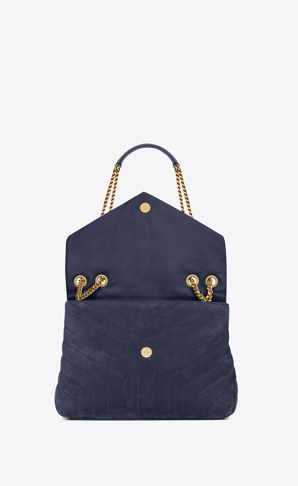 LOULOU MEDIUM BAG IN Y-QUILTED SUEDE