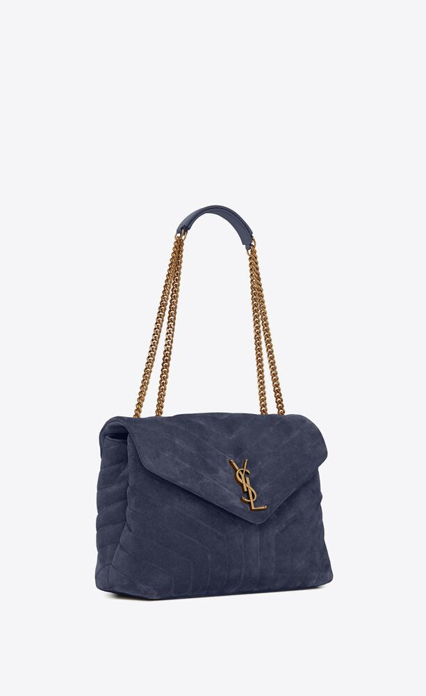 LOULOU MEDIUM BAG IN Y-QUILTED SUEDE