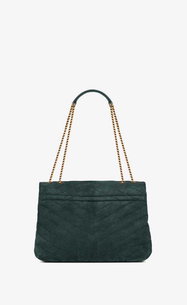 ALGAE LOULOU MEDIUM BAG IN Y-QUILTED SUEDE