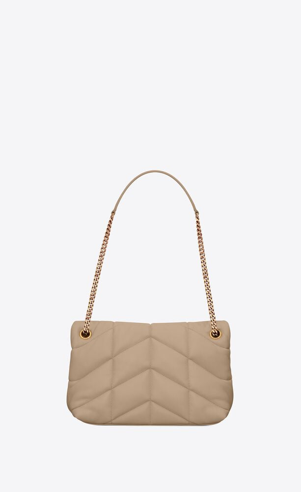 PUFFER SMALL BAG IN QUILTED LAMBSKIN