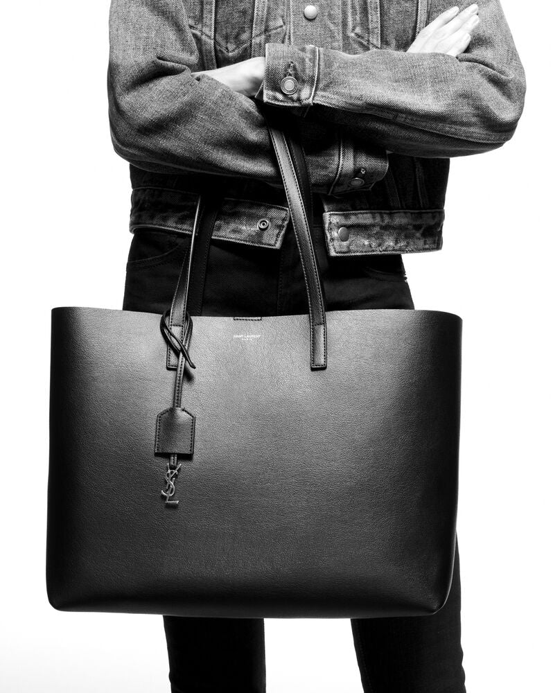 SHOPPING BAG SAINT LAURENT E/W IN SUPPLE LEATHER