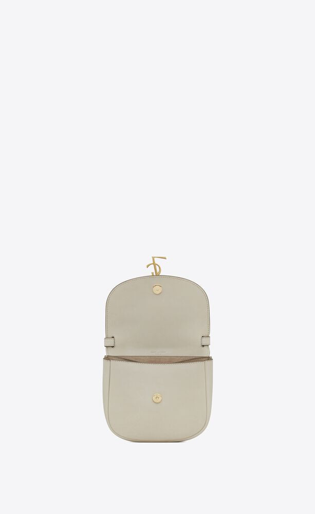 KAIA SMALL SATCHEL IN SMOOTH LEATHER