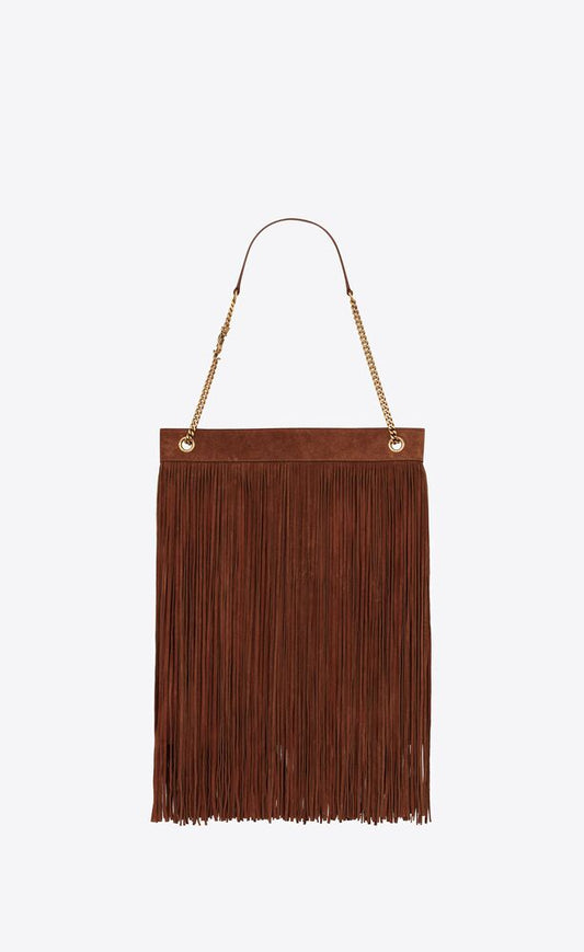 BRICK GRACE LARGE HOBO BAG IN SUEDE