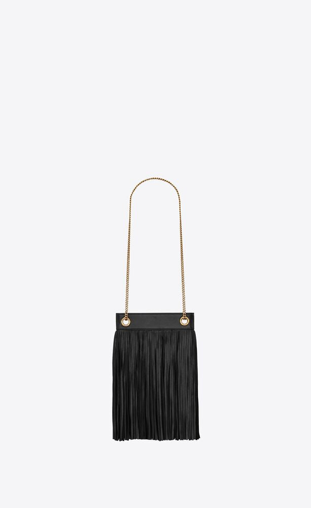 GRACE SMALL CHAIN BAG IN LAMBSKIN AND SUEDE