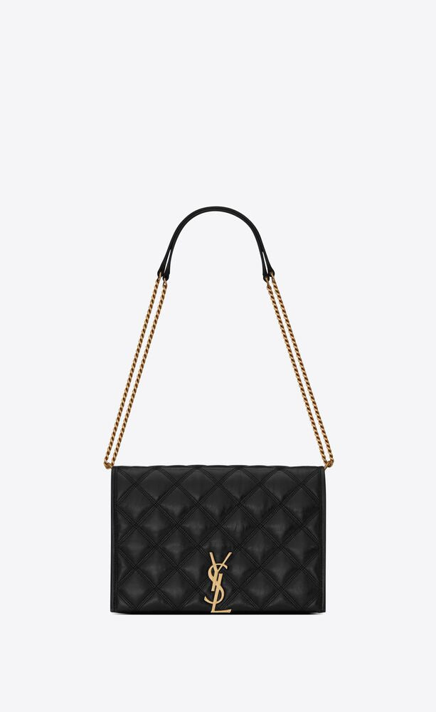 BECKY MINI CHAIN BAG IN CARRÉ-QUILTED LAMBSKIN