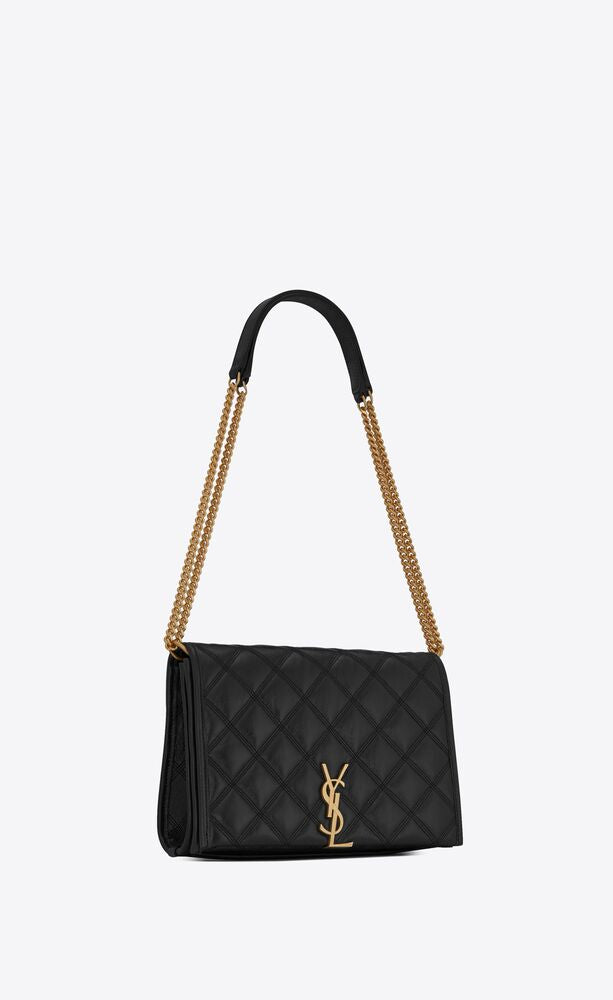 BECKY MINI CHAIN BAG IN CARRÉ-QUILTED LAMBSKIN