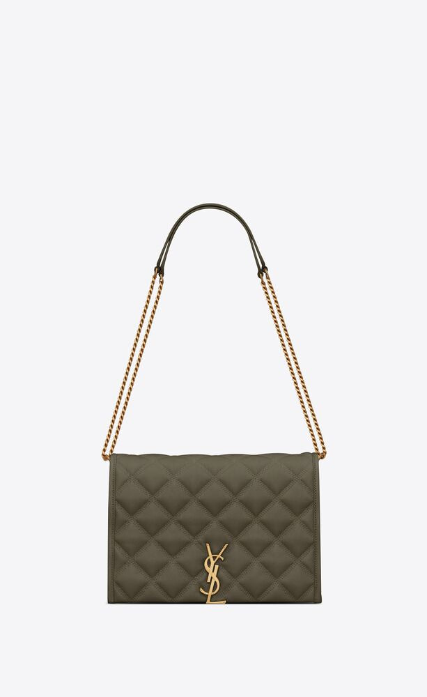 BECKY MINI CHAIN BAG IN CARRÉ-QUILTED LAMBSKIN