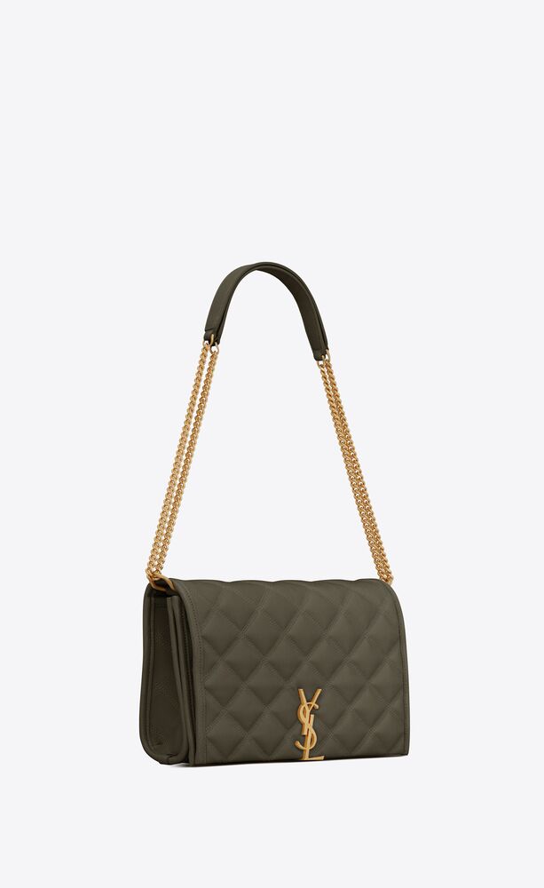 BECKY MINI CHAIN BAG IN CARRÉ-QUILTED LAMBSKIN