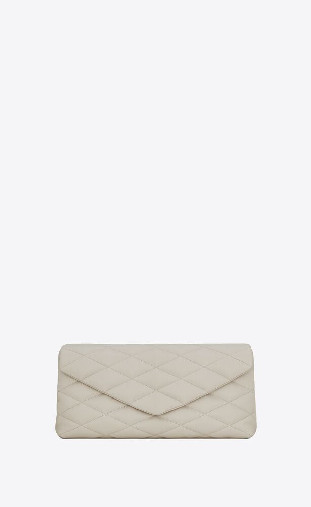 SADE PUFFER ENVELOPE CLUTCH IN LAMBSKIN