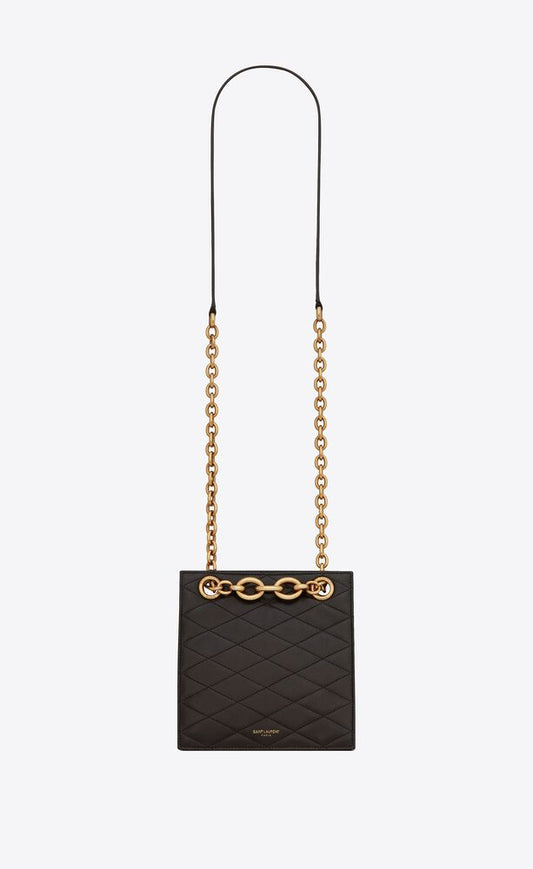 LE MAILLON SQUARED CHAIN BAG IN LAMBSKIN