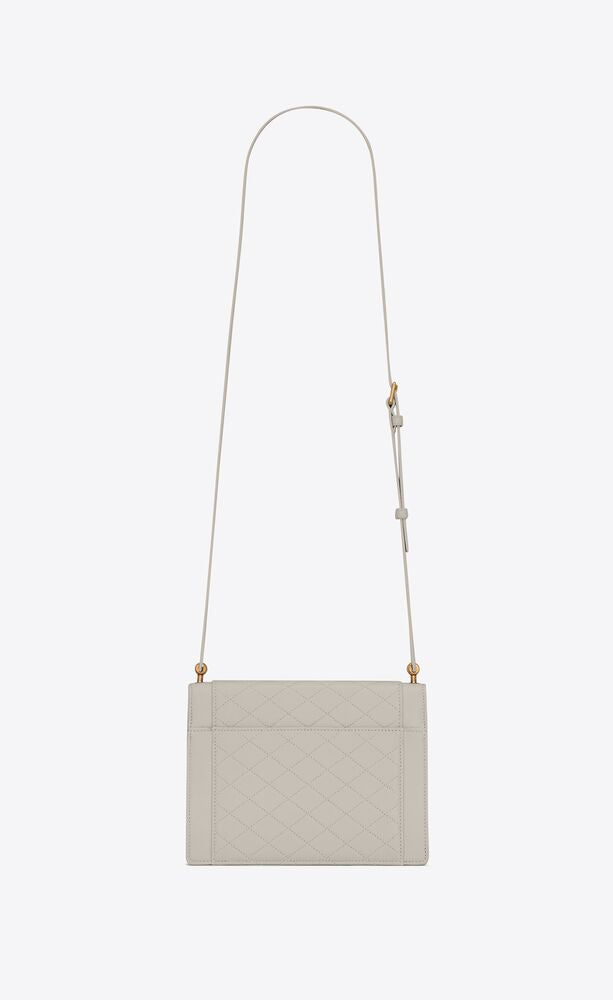 BLANC VINTAGE GABY MINI SATCHEL IN QUILTED LAMBSKIN