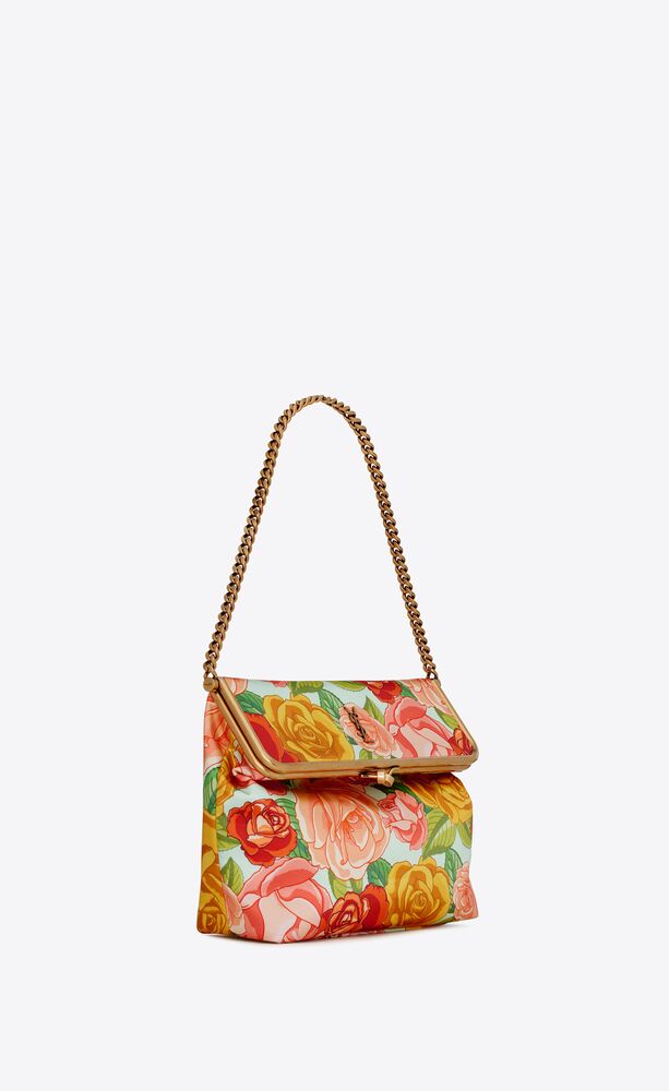 FANNY MEDIUM CLASP BAG IN SATIN