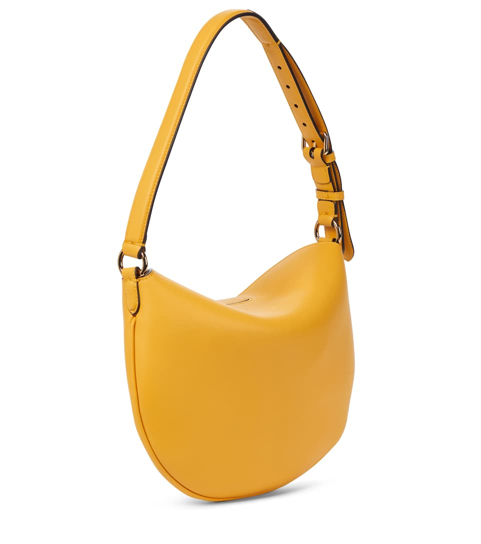 Croissant Small leather shoulder bag