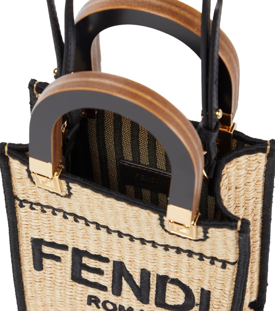 Sunshine Mini woven tote