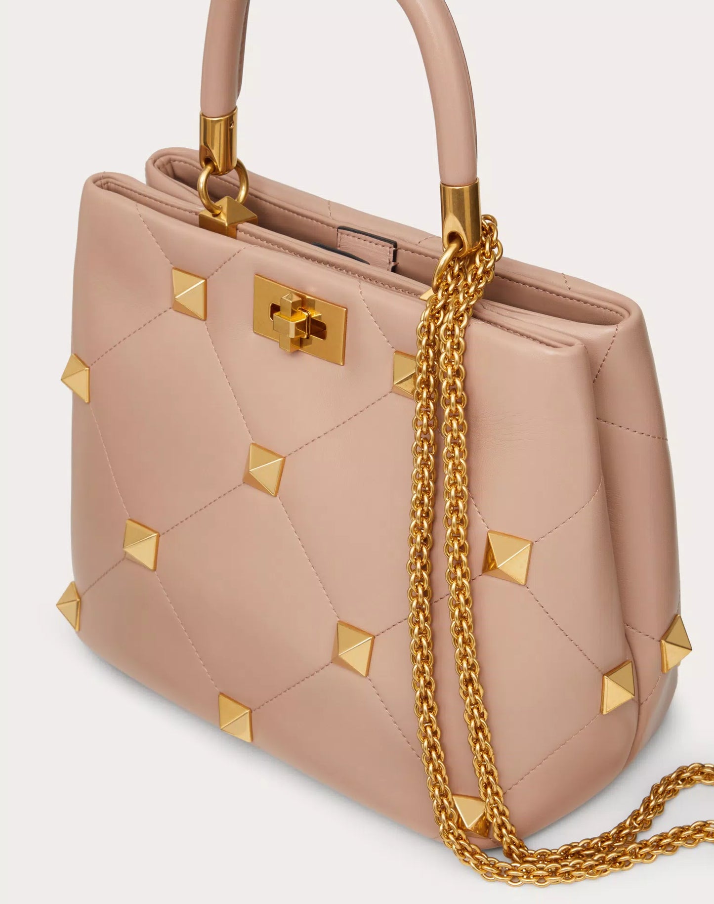 ROMAN STUD THE HANDLE BAG IN NAPPA