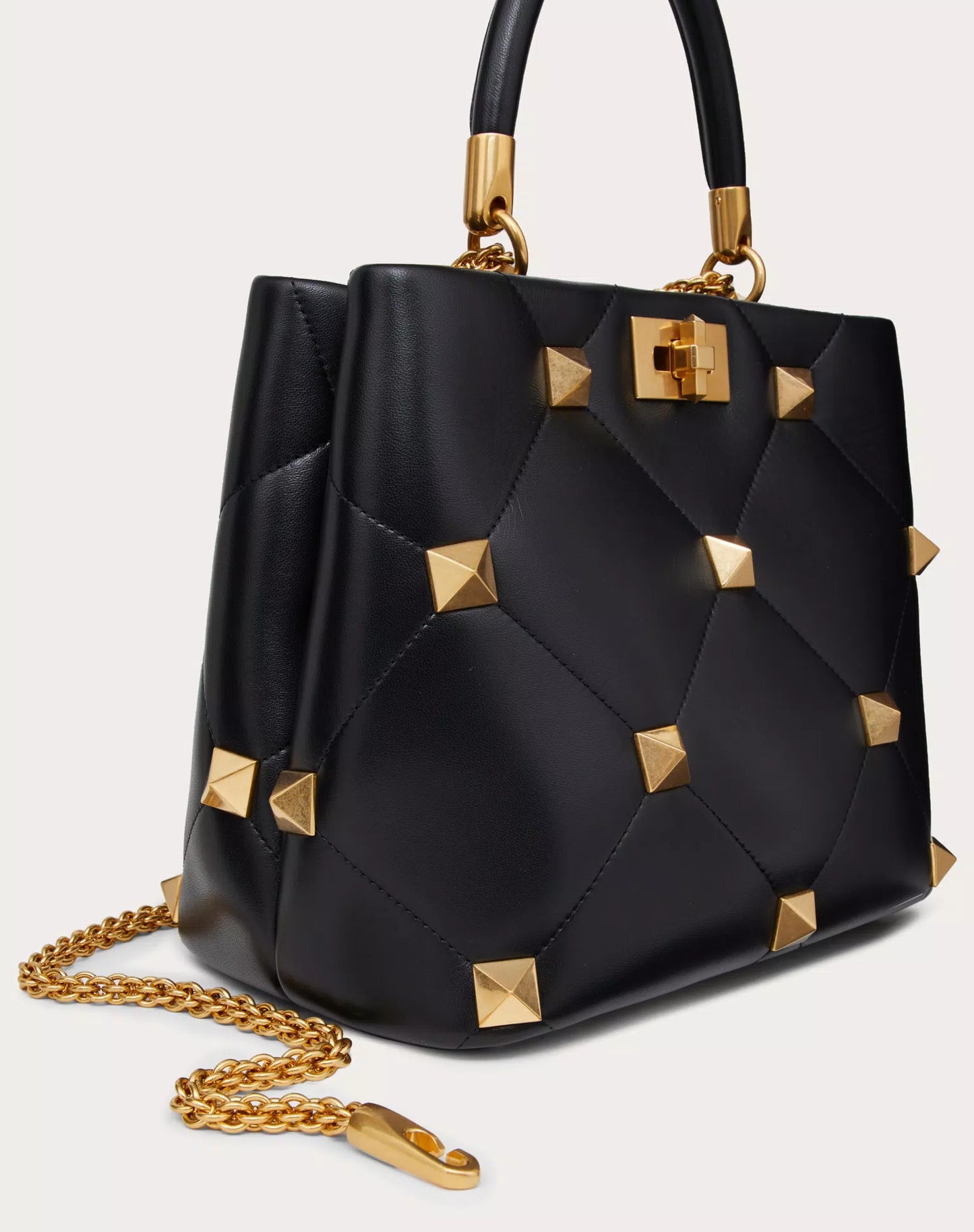 ROMAN STUD THE HANDLE BAG IN NAPPA