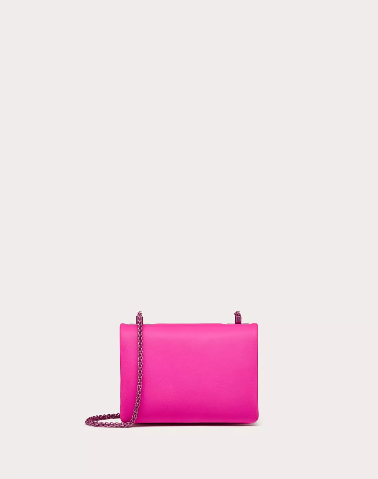 SMALL ONE STUD BAG IN NAPPA LEATHER WITH CHAIN