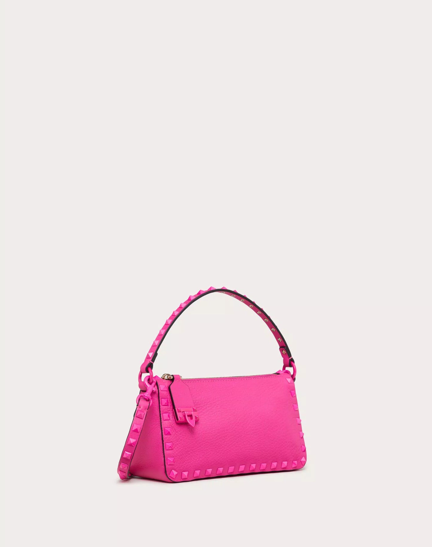 SMALL ROCKSTUD GRAINY CALFSKIN CROSSBODY BAG