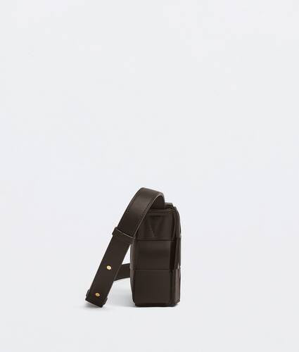 Intreccio leather cross-body bag