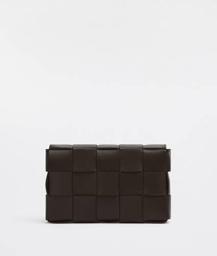 Intreccio leather cross-body bag