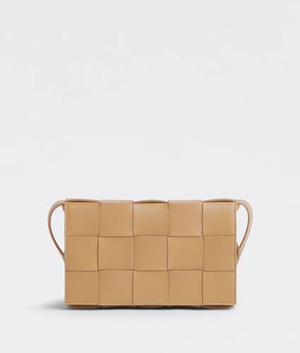 Intreccio leather cross-body bag