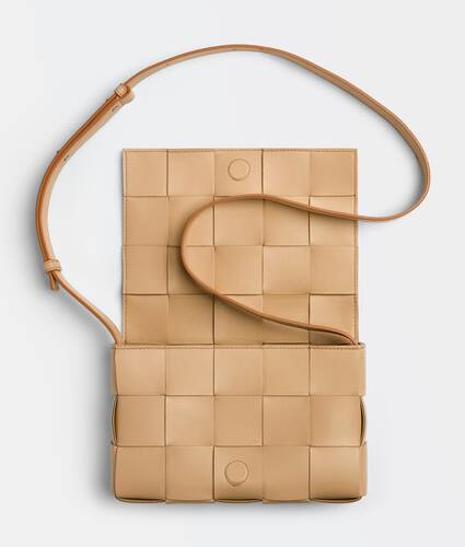 Intreccio leather cross-body bag