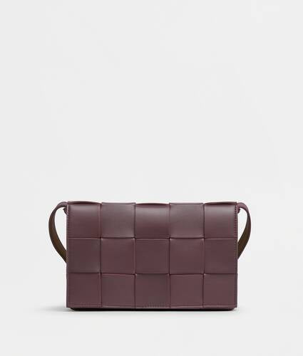 Intreccio leather cross-body bag