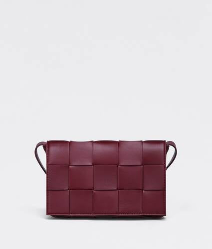 Intreccio leather cross-body bag